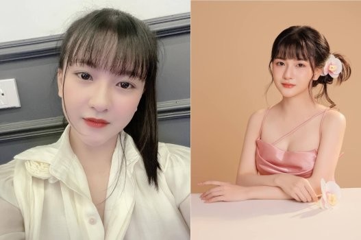 Bạn có thể thấy Quỳnh khoe bướm của mình một cách thèm thuồng