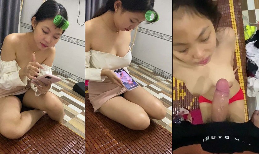 Bé nữ sinh vú to ngoan ngoãn nói gì em cũng nghe lời làm theo