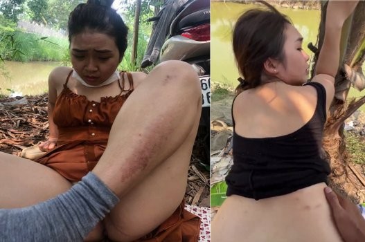 Clip sex Việt lén đụ vợ bạn bên bờ mương